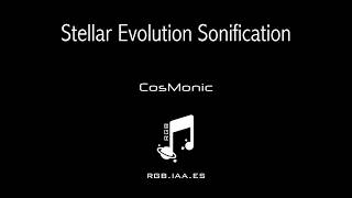 Stellar Evolution Sonification: 5 solar-mass star | RGB@CosMonic