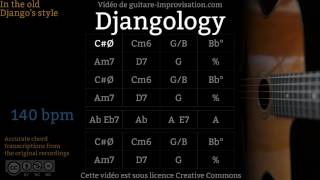 Djangology (140 bpm) - Gypsy jazz Backing track / Jazz manouche chords