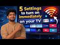🔥 💢5 Secret TV Settings Everyone Misses