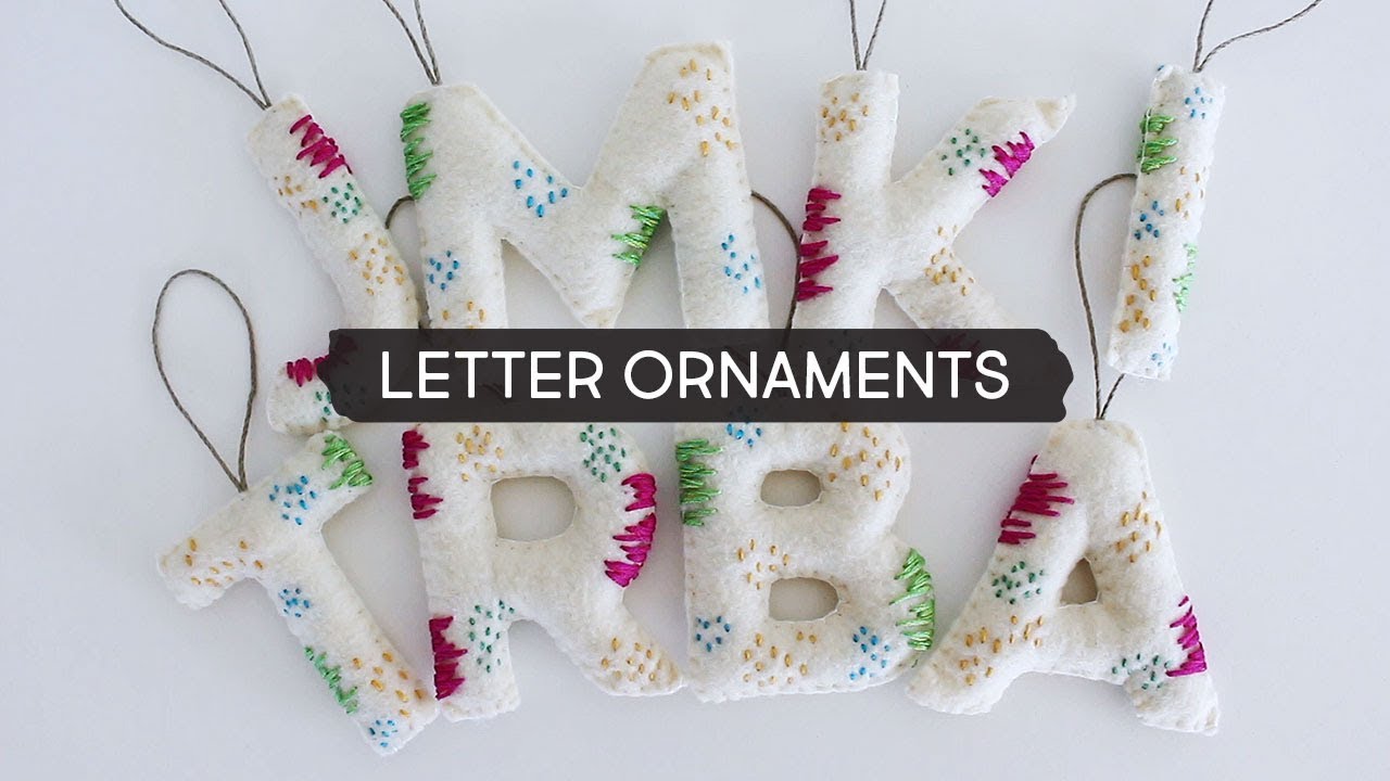 DIY Iron On Felt Letter Holiday PJ's - Showit Blog