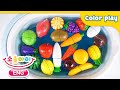 [놀이] 색깔놀이 | 크앙이랑 함께 물에서 채소 과일 짝을 맞추며 신나고 재미있게 색깔을 배워요! | 바나나 | 수박 | 오렌지 | 딸기 | Learn colors for Kids