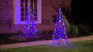 Pre-Lit LED 5' Fold Flat Outdoor Christmas Tree by Lori Greiner on QVC