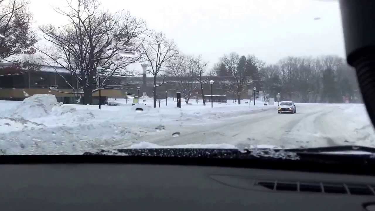 Postsnow storm in Ann arbor YouTube