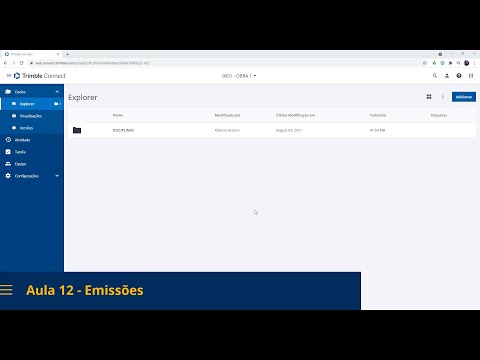 Trimble Connect #12 - Emissões