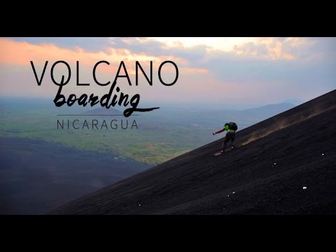 Volcano Surfing or Volcano Boarding in Cerro Negro, Nicaragua