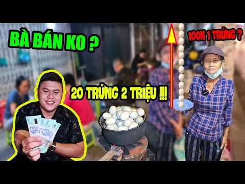 Video Kì Lạ 100K 1 Trứng HỘT VỊT LỘN Võ Sư Lộc Thử Thách 20... - youtube