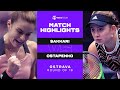 Maria Sakkari vs. Jelena Ostapenko | 2021 Ostrava Round of 16 | WTA Match Highlights