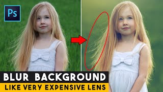 Best Techniques to Blur Background with Cut Out Hair in Photoshop 📷 #blurbackground screenshot 4