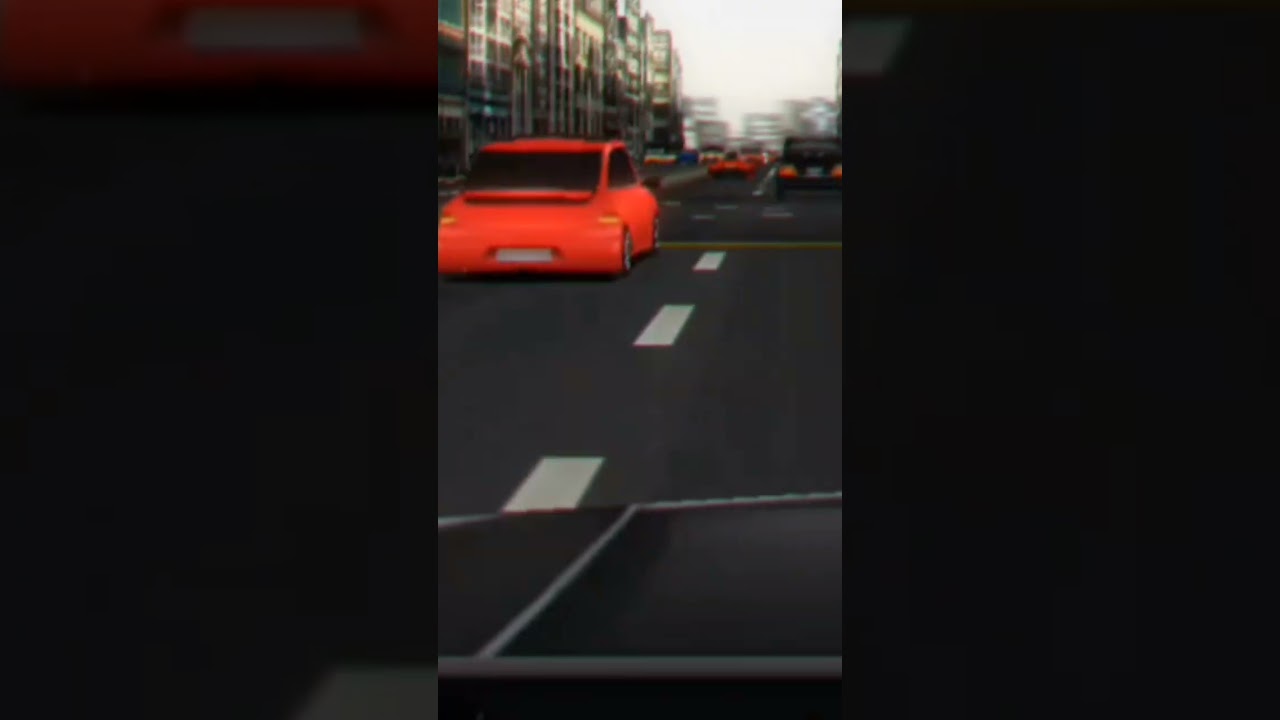 Retro Two-Tone Compact Hatchback (1990s Style)