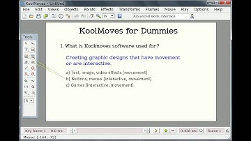 What is KoolMoves software used for