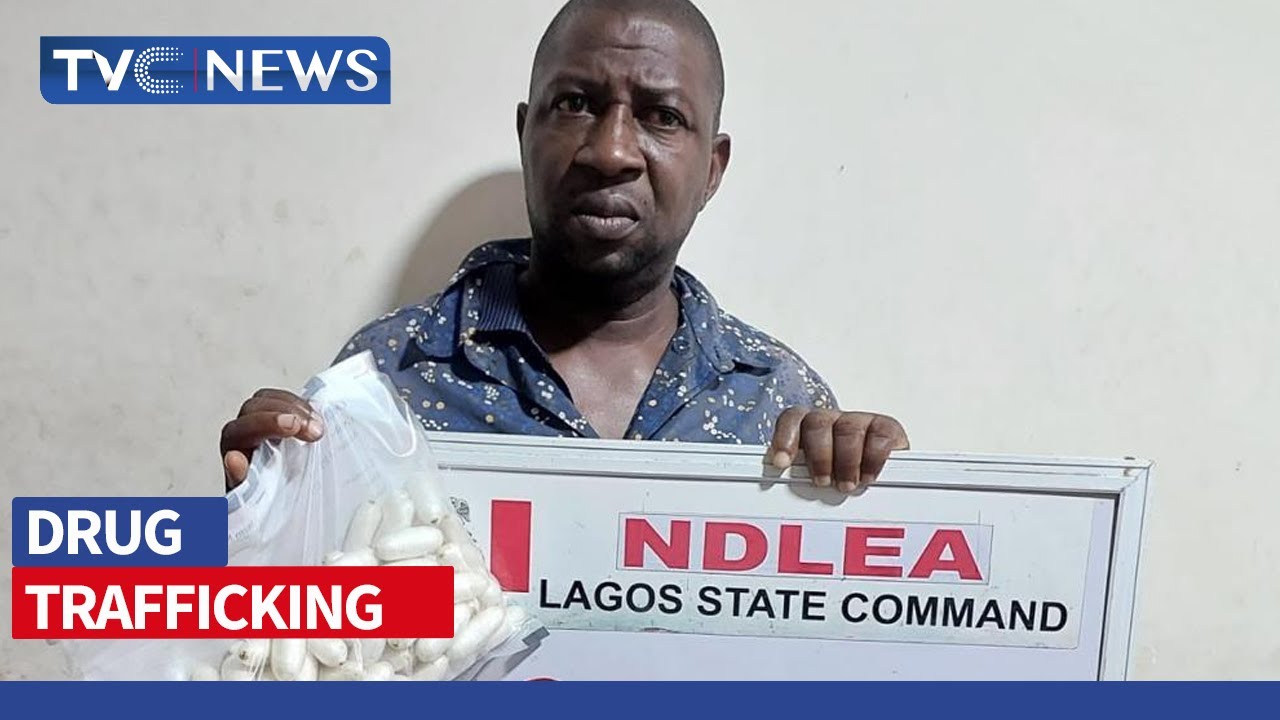 NDLEA Arrests Drug Lord With 93 Cocaine Pellets In Lagos - YouTube