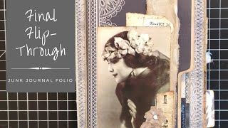 Folio Lap Book Junk Journal - Final Flip Through