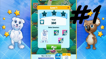 Puzzle Pets Walkthrough - Gameplay Part 1 - Levels 1-10