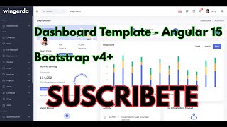 Dashboard Template - Angular 15 y Bootstrap v4