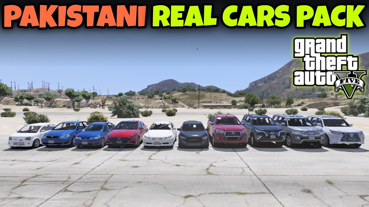 HOW TO INSTALL PAKISTANI REAL CARS PACK IN GTA 5 | GTA 5MODS 2024 ...