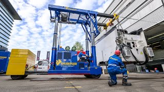 Boxenstopp Vom Huby-75 Bei Sauber