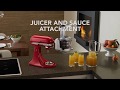 Video: Virtuves kombaina piederums - lēnā sulu spiede KitchenAid 5KSM1JA