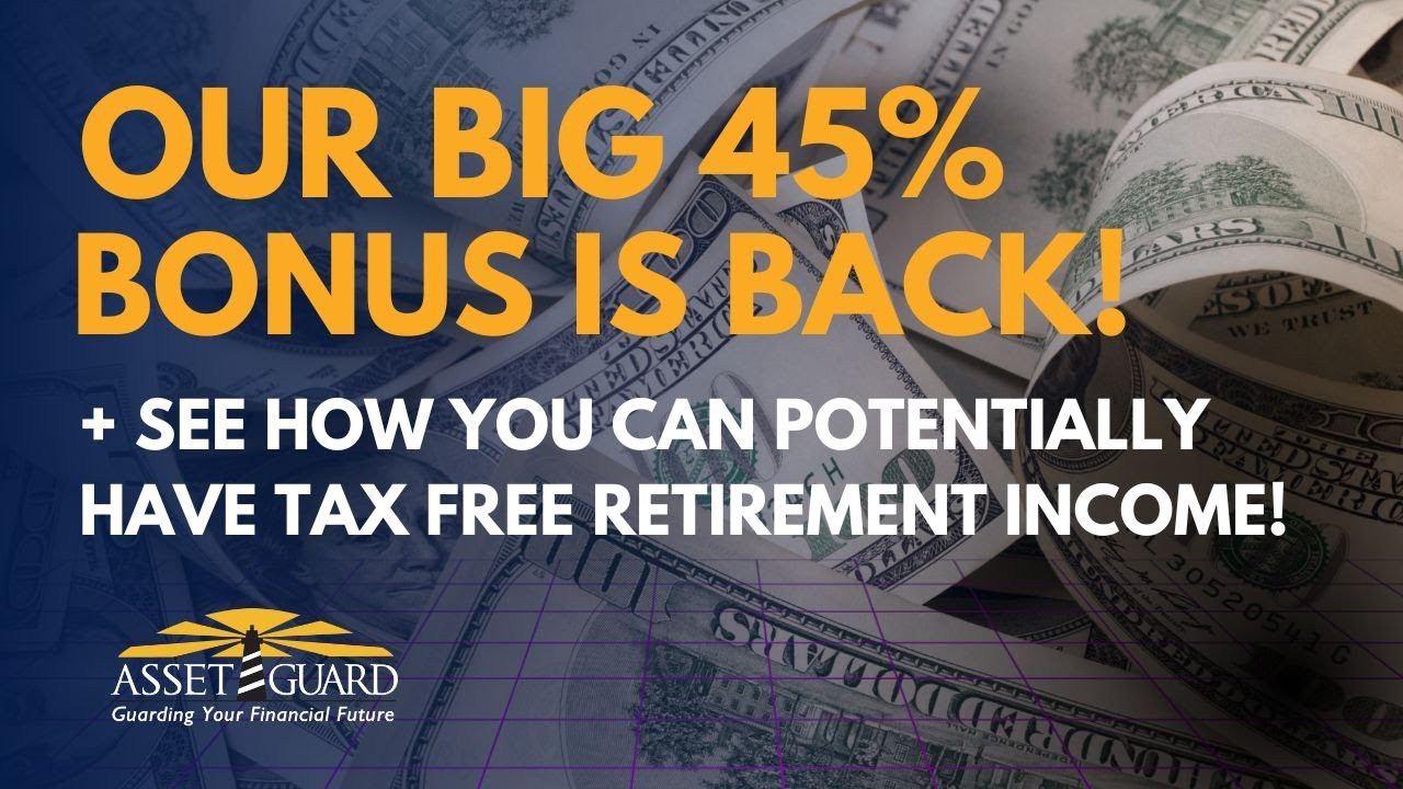 OUR BIG 45% BONUS IS BACK! | ASSET GUARD - YouTube