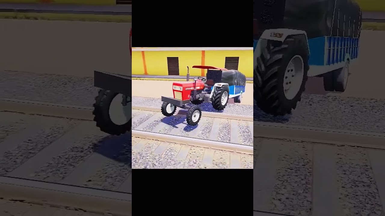 Swaraj tractor game best tractor trolley game #gamingimplements #tractor