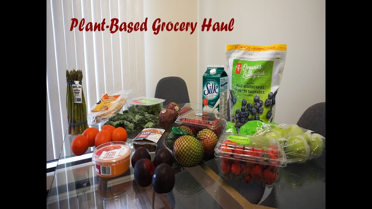 Plant-Based Weekly Grocery Haul - YouTube