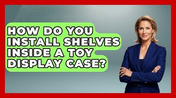 How Do You Install Shelves Inside A Toy Display Case? - Collectible Dolls and Toys