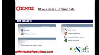 COGNOS Online Training | COGNOS Demonstration - maxsoftsolutions COGNOS Online Training | COGNOS Demonstration - maxsoftsolutions
