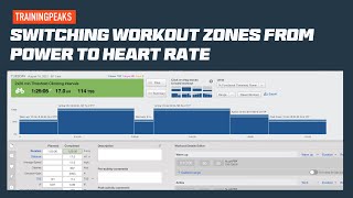 How to Change Workouts from Power to Heart Rate in TrainingPeaks
