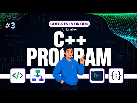 C++ Tutorial #3 | Check Whether Number is Even or Odd