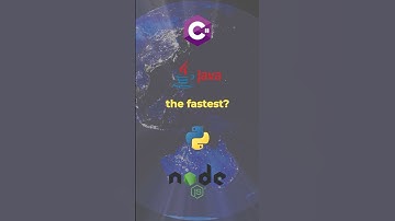 What’s The FASTEST Programming Language?  🖥️💨 #shorts #coding