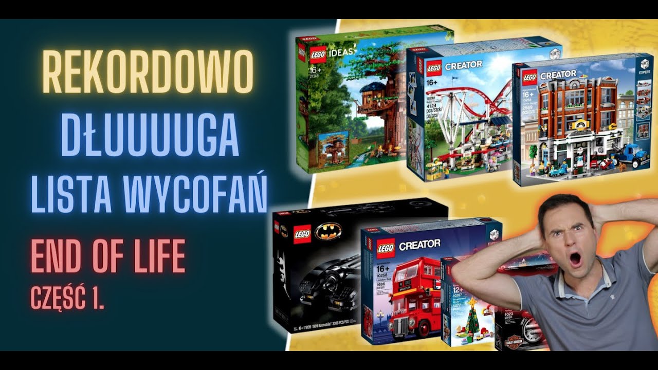 INWESTYCJA W KLOCKI LEGO #3, czyli pierwsza część listy EOL 2021. Na czym można zarobić?