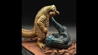Redking VS Aboras!! #ultraman #kaiju #monster #figure #toys #model #diorama #whenugrowup