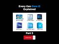 Every Gen Core i3 Explained Part 3
