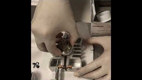 Changing Xenon lamp for Olympus Processor