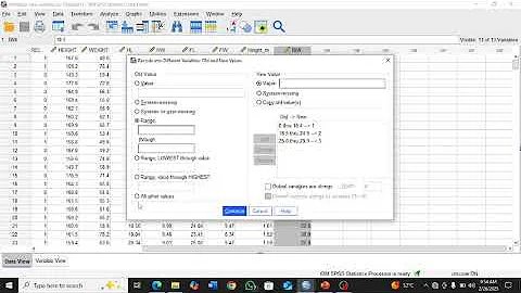 Re-coding a continuous variable into a categorical variable in SPSS