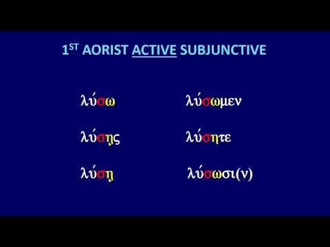 06 - Subjunctive and Optative Mood