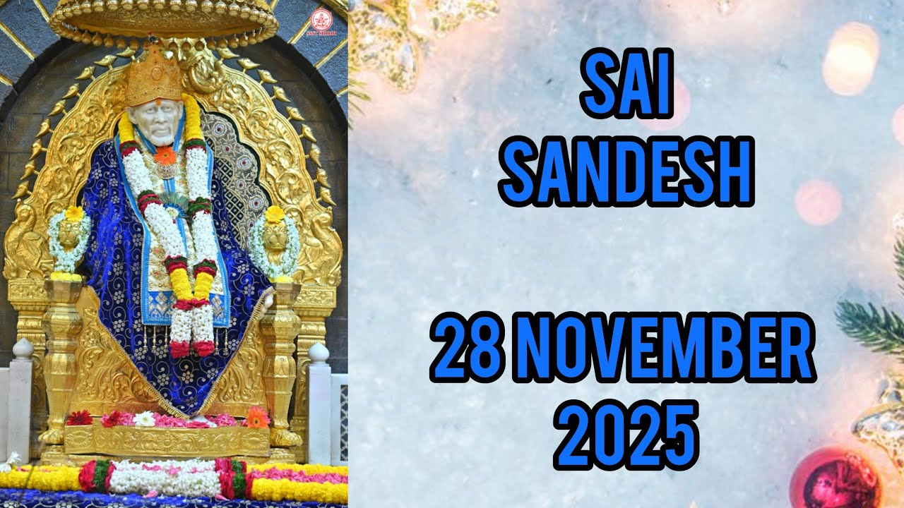 SAI SANDESH || 28 NOVEMBER 2025