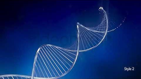 Double Helix DNA Strand Growing | Motion Graphics - Envato elements