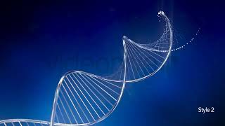 Double Helix DNA Strand Growing | Motion Graphics - Envato elements