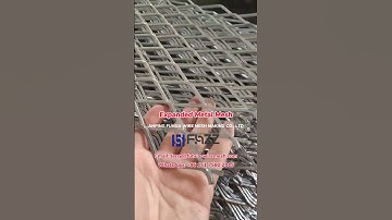 FHZZ® Diamond Opening Expanded Metal Mesh Panel for Fence, Decorative and Building Materials