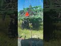 Deere 5100M flexing some muscle. (I was not the one driving the sprayer)😂