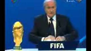 لحظة اعلان فوز قطر باستضافة مونديال 2022