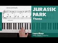 Jurassic park theme  easy piano  lpm performances