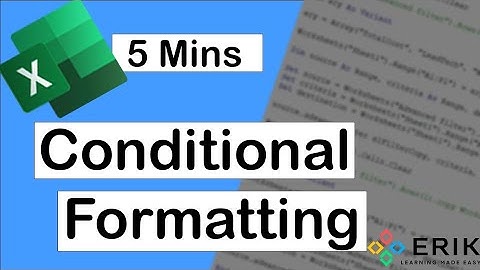 Learn Excel VBA - Conditional Formatting in 5mins [2021]✨