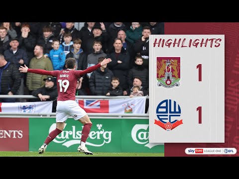 Northampton Bolton Goals And Highlights