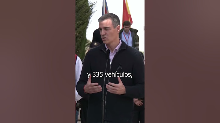 "El Gobierno de España está con las víctimas y sus familias", Pedro Sánchez