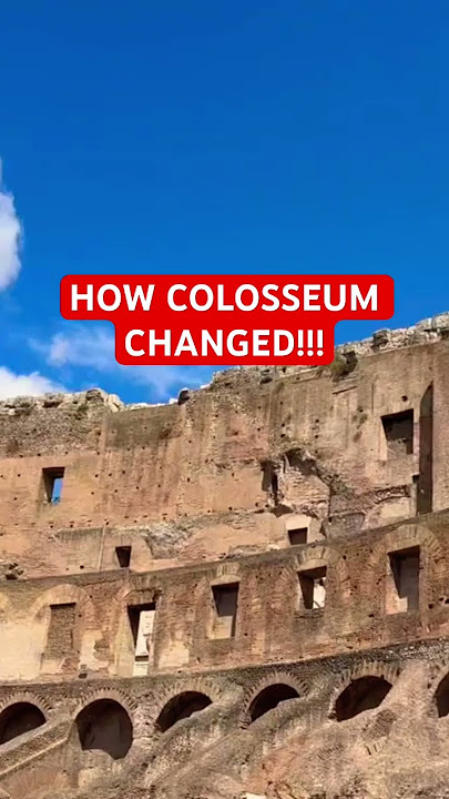 Did you know that there is only 1/3 of Colosseum remaining!!! #shorts #colosseum #rome #history