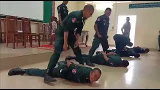 Police training , Sakklar SK🇰🇭
