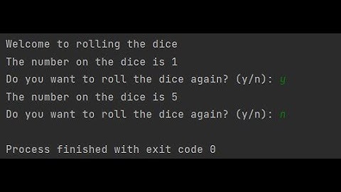 Rolling a dice Python