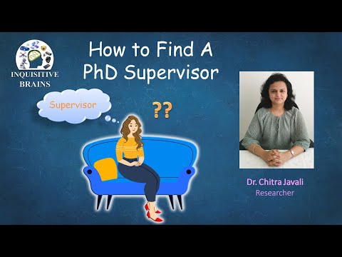 i can't find a phd supervisor