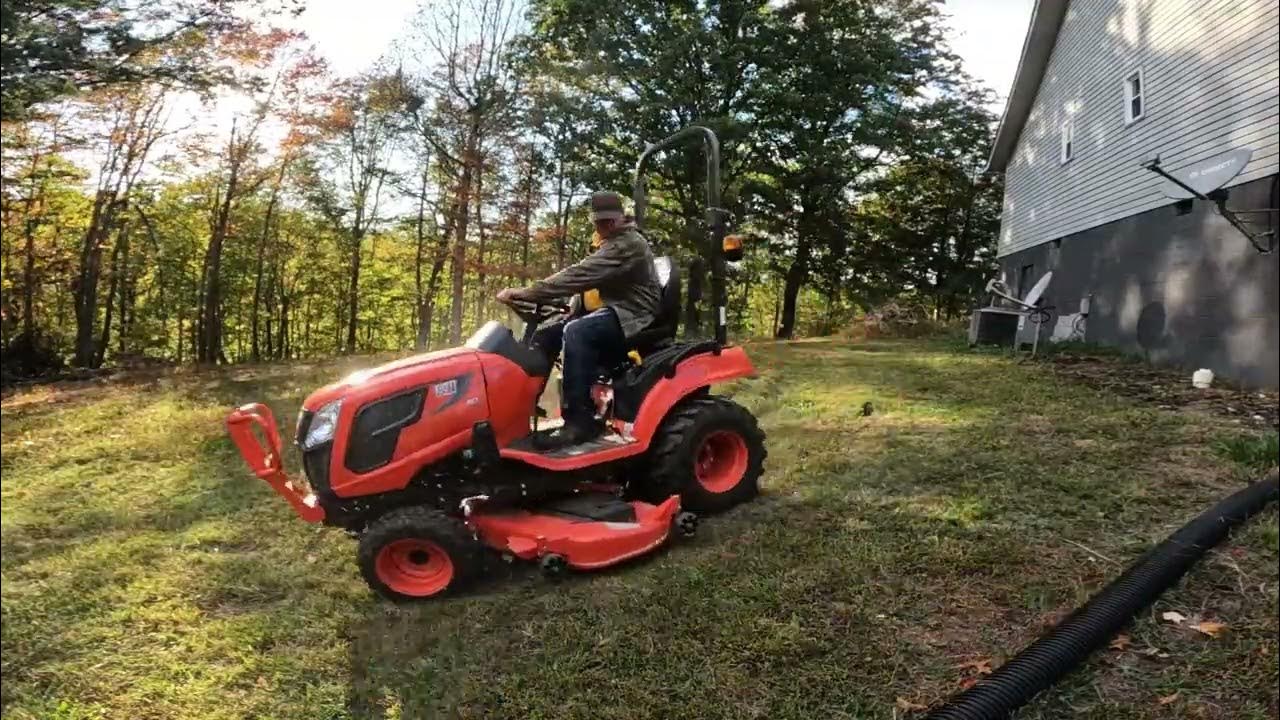 Kioti CS2520S Tractor Vs Kubota Zero Turn 352 YouTube